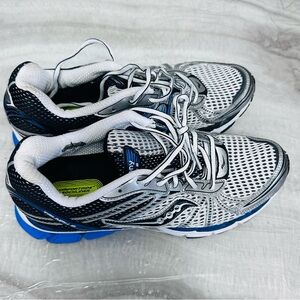 Saucony Men's Athletic Shoes - White, Black, and Blue